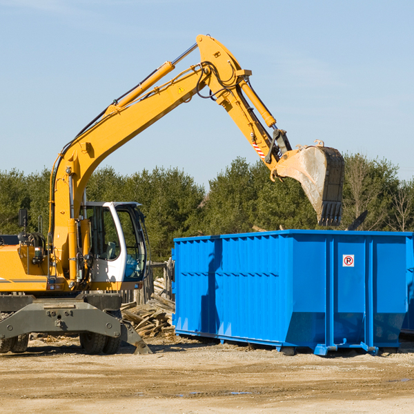 what size residential dumpster rentals are available in Terrell TX